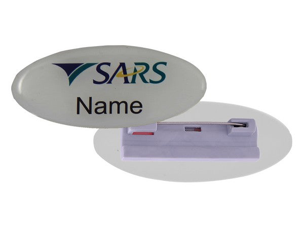 Name Badge with Pin Clip - STD Size (60mm x 20mm)