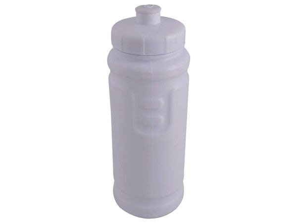 Plastic water bottle white