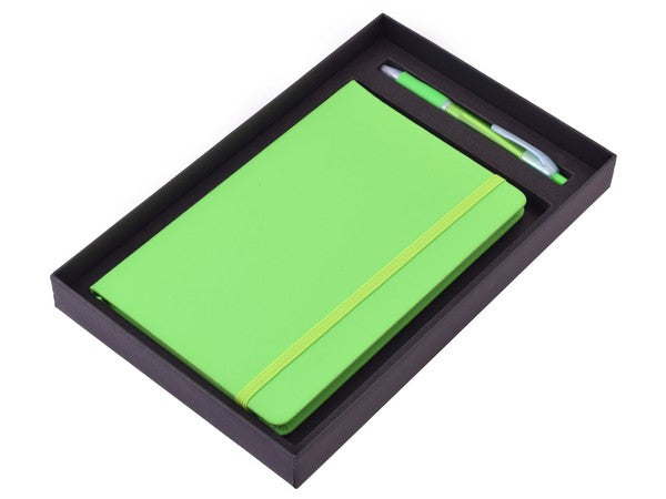 Flexi Notebook & Rivet Pen Set