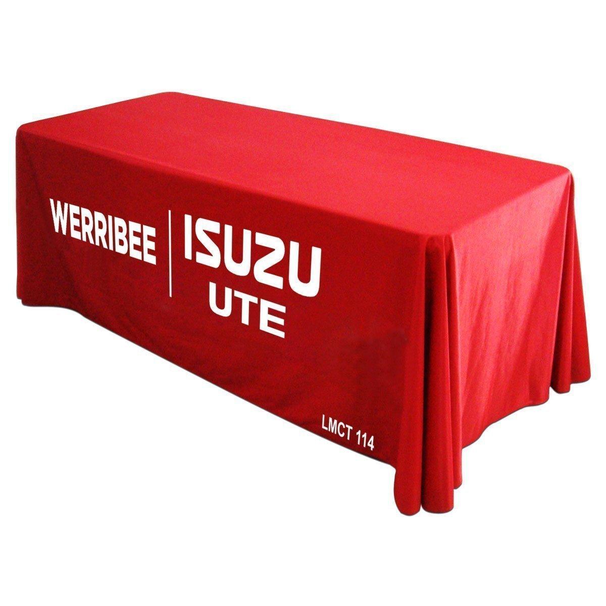 Branded Custom Table Cloth (1.4×2.2m) Unified Branding Solutions